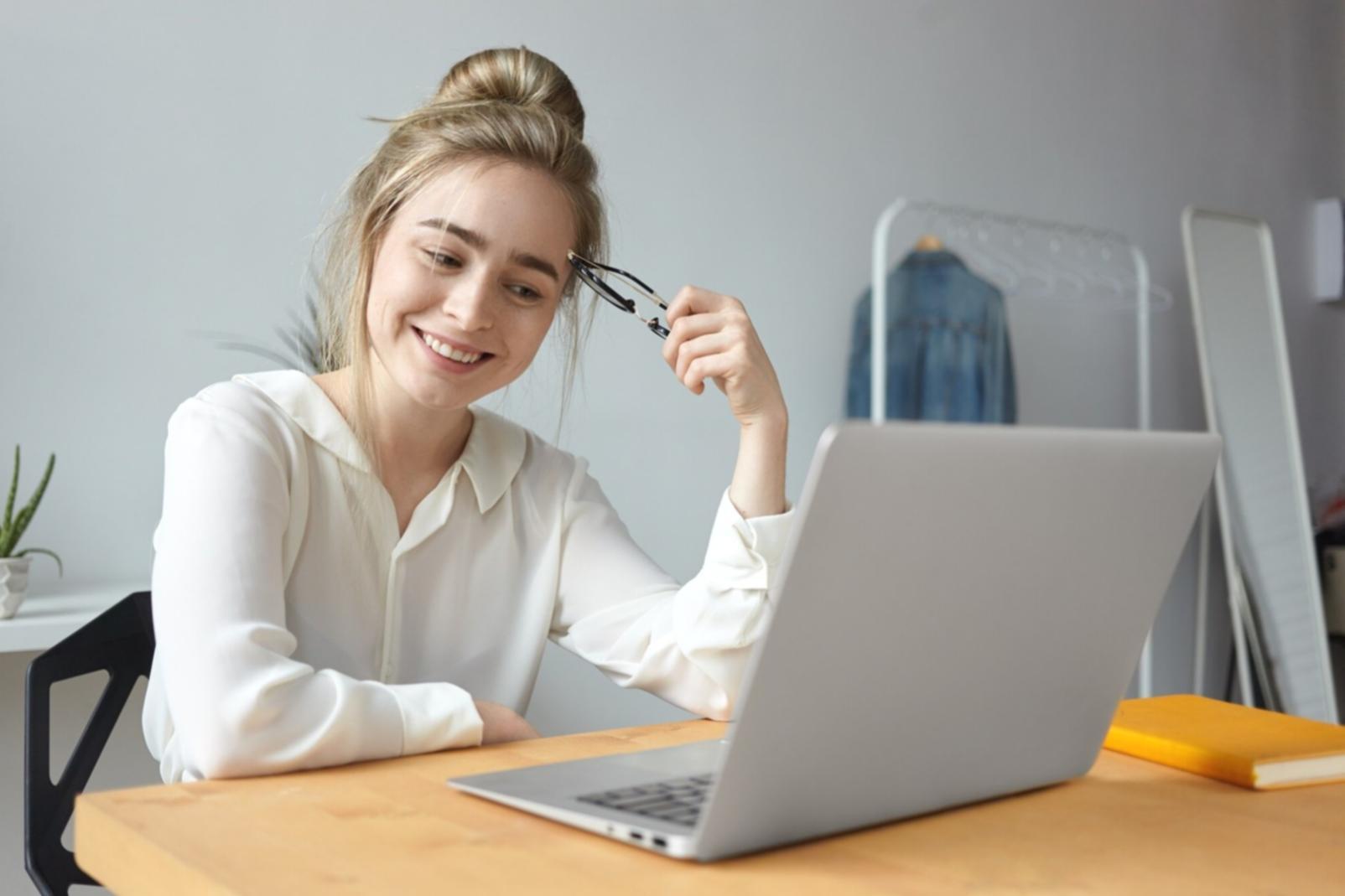 Financial analysis workspace showing charts and data visualization