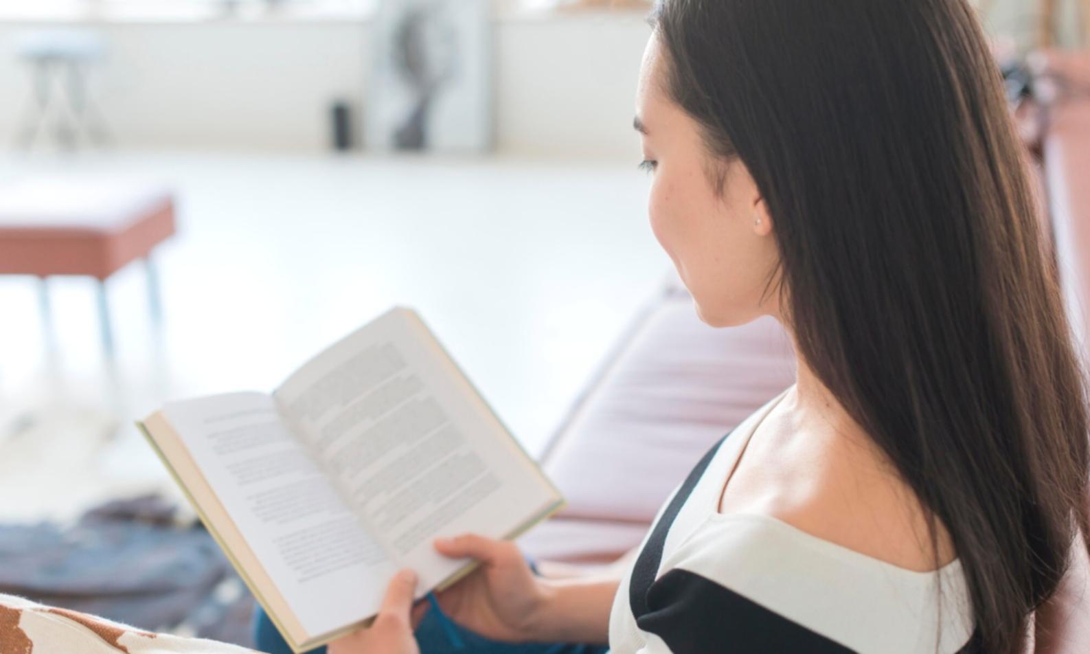 Students analyzing financial documents and data together